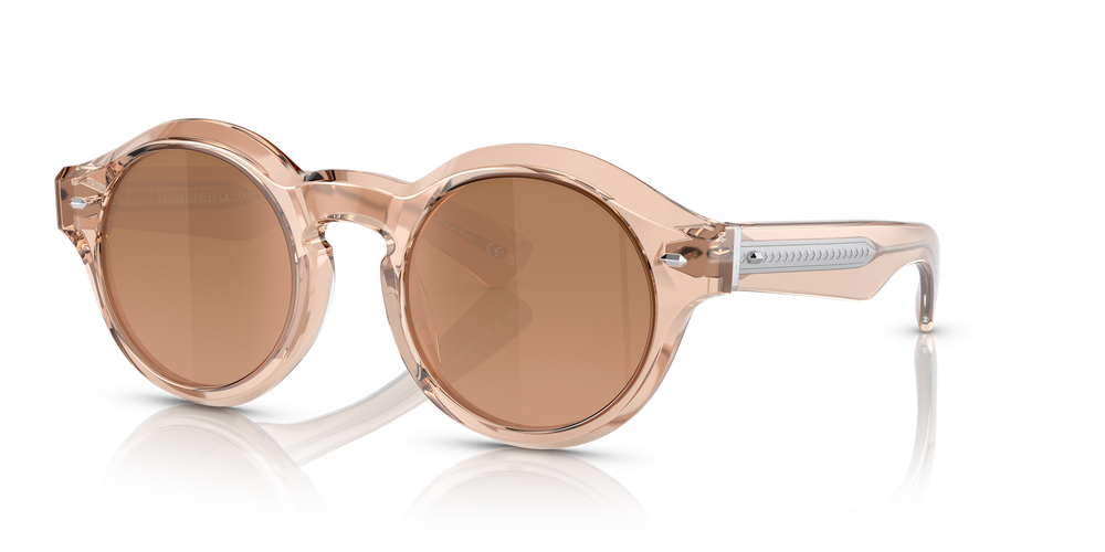 Oliver Peoples Cassavet avec une monture Blush et des verres Rose - L'image 4
