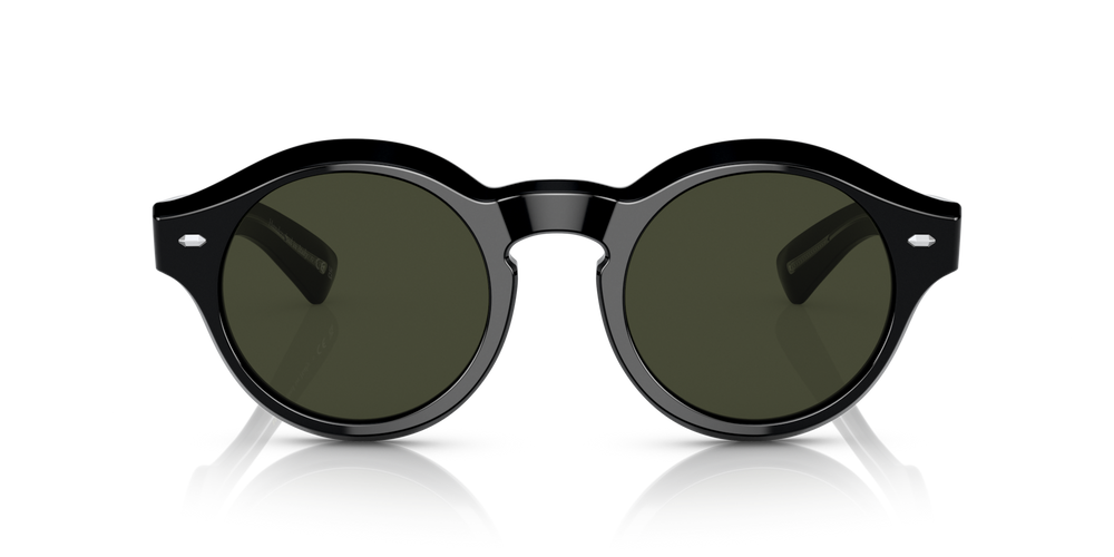 Oliver Peoples Cassavet avec une monture Noir et des verres Vert - image 2