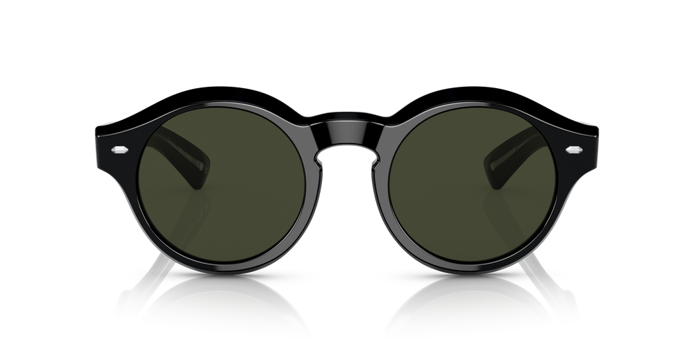 Sie Oliver Peoples Cassavet mit Schwarz Gestell und Grün Gläsern - Bild 2