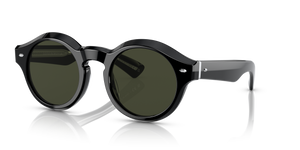 Sie Oliver Peoples Cassavet mit Schwarz Gestell und Grün Gläsern - Bild 1