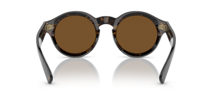 Oliver Peoples Cassavet avec une monture Walnut Tortoise et des verres Brun - L'image 5