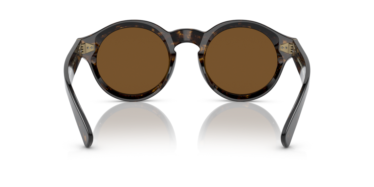 Oliver Peoples Cassavet con montatura Noce Tartarugato e lenti  Marrone - Immagine Naselli