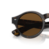 Oliver Peoples Cassavet with Walnut Tortoise frame and Brown lenses - Variant