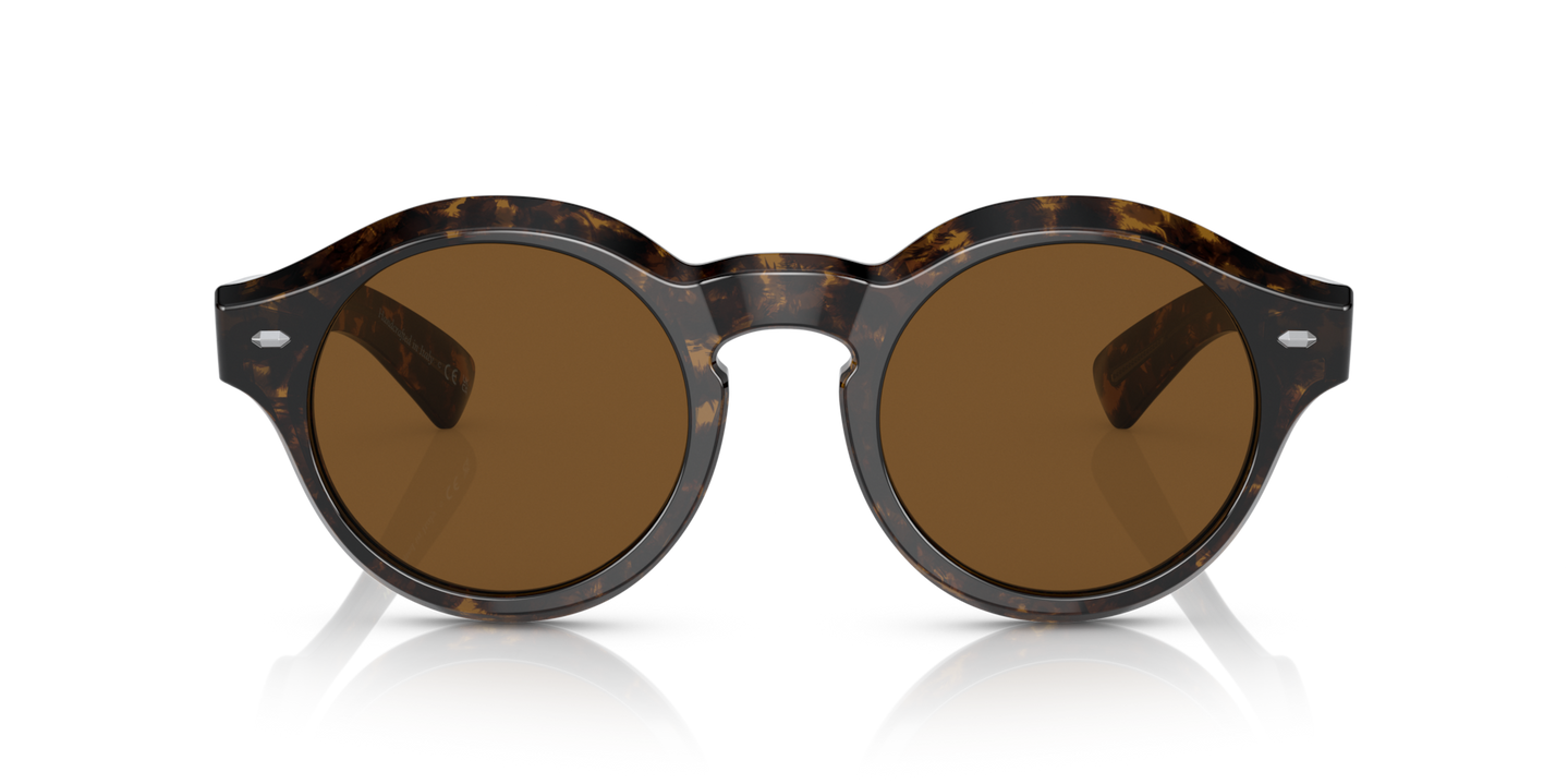 Oliver Peoples Cassavet con montatura Noce Tartarugato e lenti  Marrone - Immagine Lenti