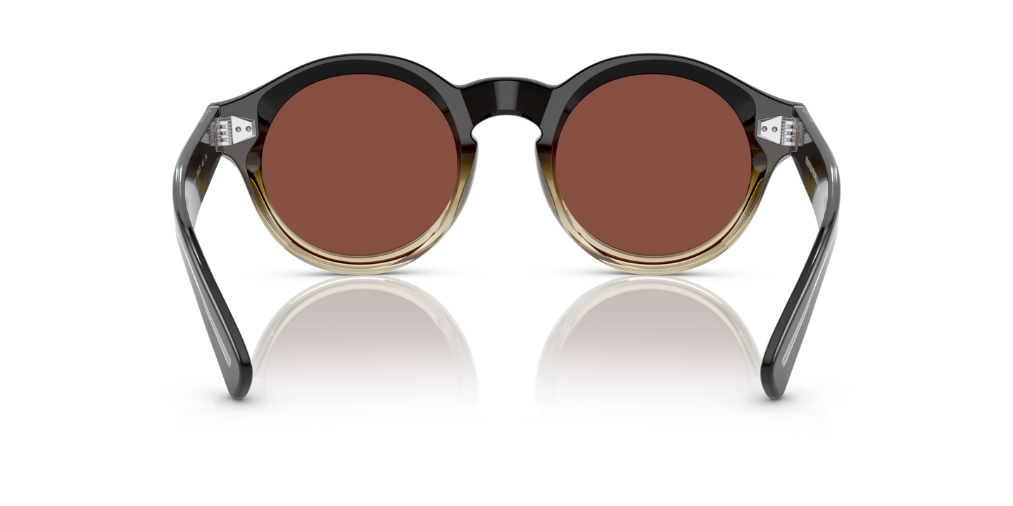 Oliver Peoples Cassavet con montatura Kona sfumato e lenti  Rosso - Immagine Naselli