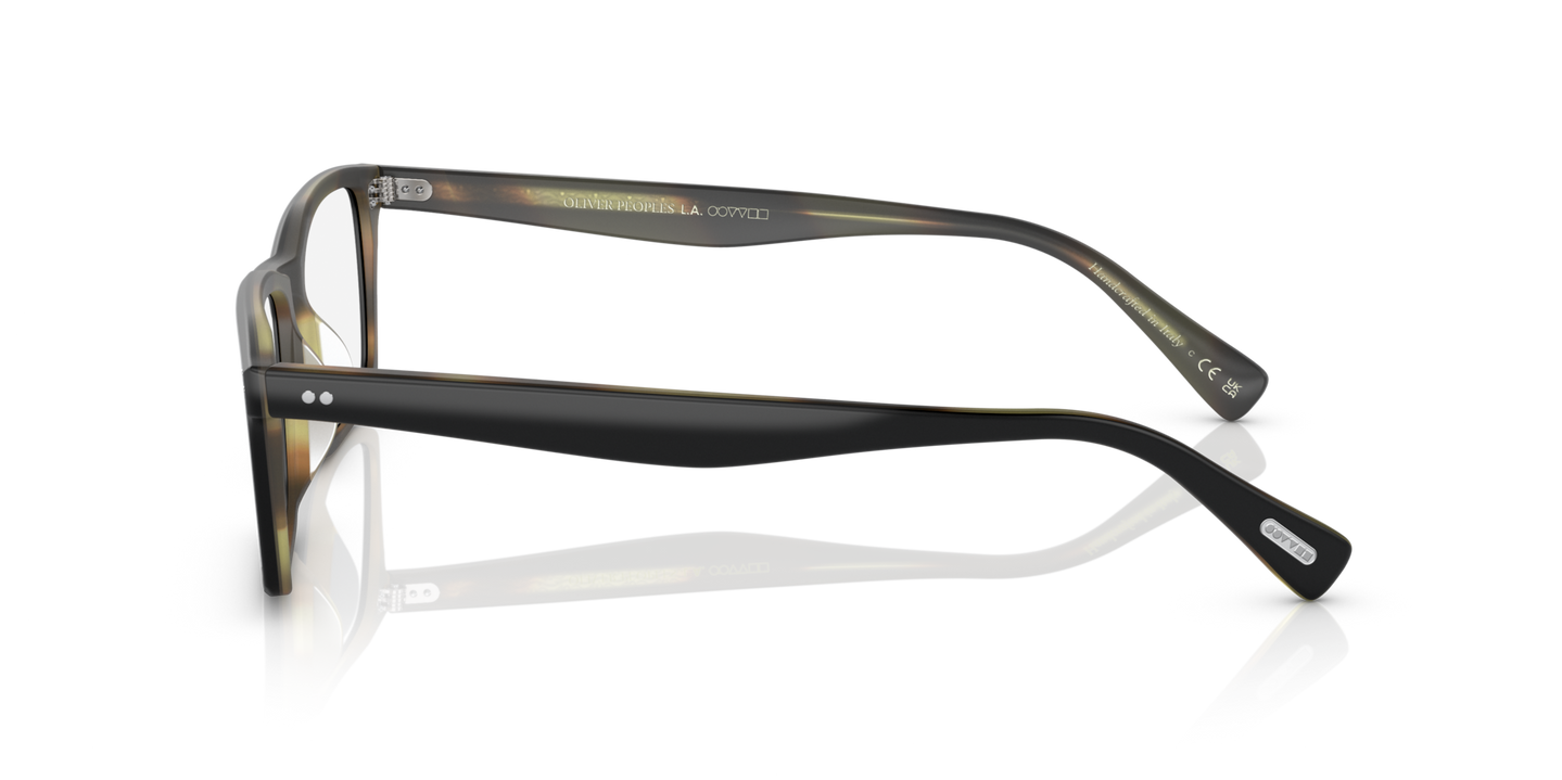 Oliver Peoples Myerson con montatura Semi Matte Black/Olive Tortoise - Immagine Perni