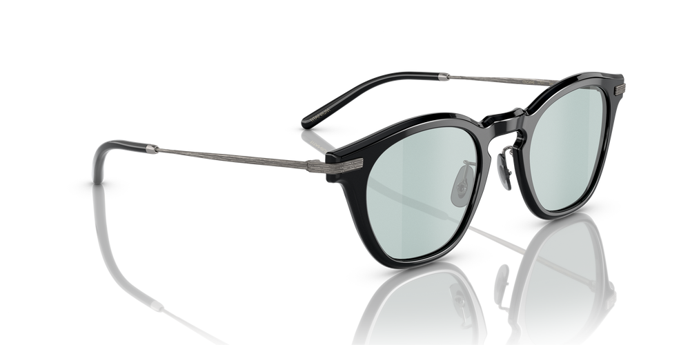 Oliver Peoples Len avec monture Noir/Étain - L'image 3