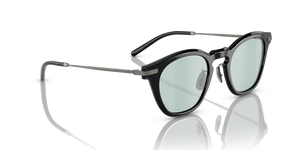 Oliver Peoples Len avec monture Noir/Étain - L'image 3