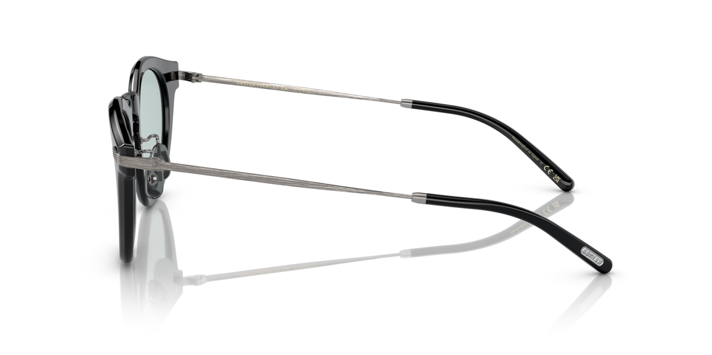 Oliver Peoples Len avec monture Noir/Étain - Image Filigranes