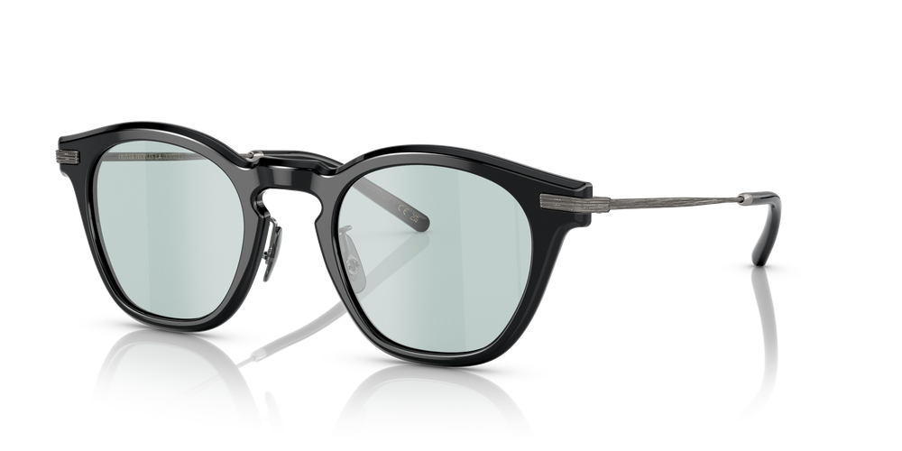 Oliver Peoples Len avec monture Noir/Étain - L'image 1