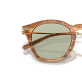 Oliver Peoples Len avec monture Hinoki Tortoise/Brushed Gold - Variant