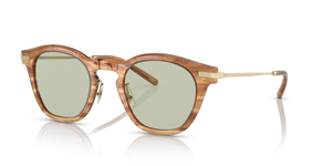 Oliver Peoples Len avec monture Hinoki Tortoise/Brushed Gold - image 1