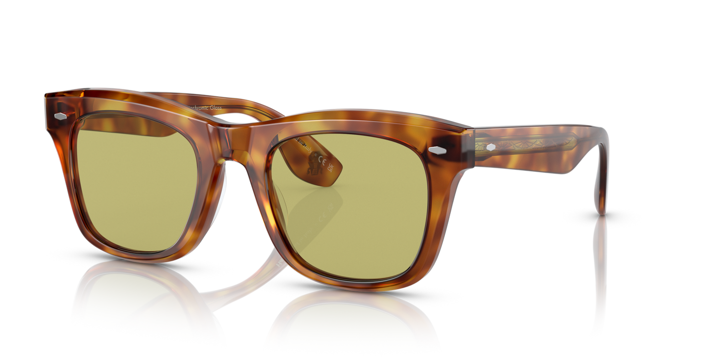 Sie Oliver Peoples Mr. Brunello mit Vintage LBR Gestell und Grün Gläsern - Bild Plättchen