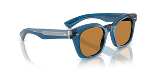 Oliver Peoples Merceaux 18K with Tetsukon Blue frame and Brown lenses - image 3