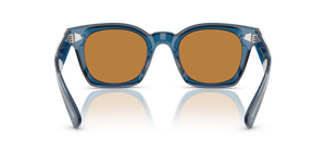 Oliver Peoples Merceaux 18K with Translucent Blue frame and Brown lenses - Image 5