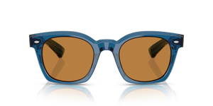 Oliver Peoples Merceaux 18K with Tetsukon Blue frame and Brown lenses - image 2