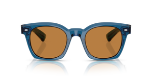 Oliver Peoples Merceaux 18K with Tetsukon Blue frame and Brown lenses - image 2