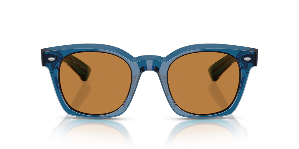 Oliver Peoples Merceaux 18K with Tetsukon Blue frame and Brown lenses - image 2