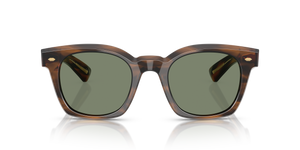 Sie Oliver Peoples Merceaux 18K mit Barchan Gestell und Grün Gläsern - Das Bild 2