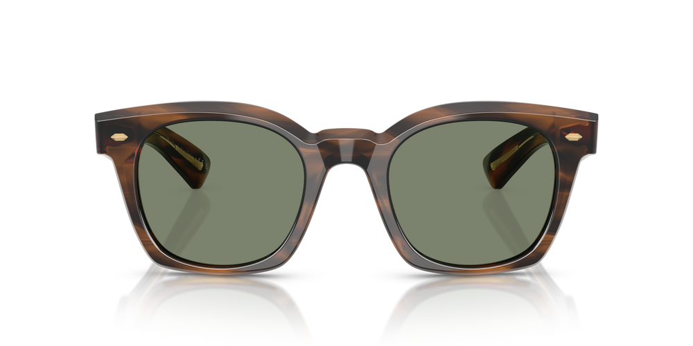 Oliver Peoples Merceaux 18K with Barchan frame and Green lenses - image 2