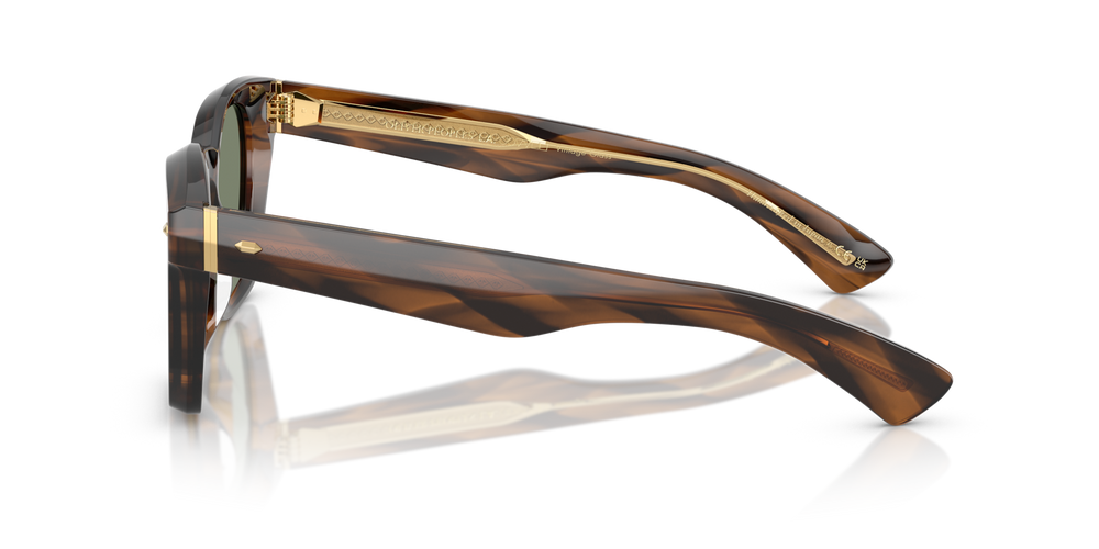 Oliver Peoples Merceaux 18K with Barchan frame and Green lenses - image 4