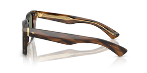 Sie Oliver Peoples Merceaux 18K mit Barchan Gestell und Grün Gläsern - Das Bild 4