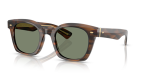 Sie Oliver Peoples Merceaux 18K mit Barchan Gestell und Grün Gläsern - Das Bild 1
