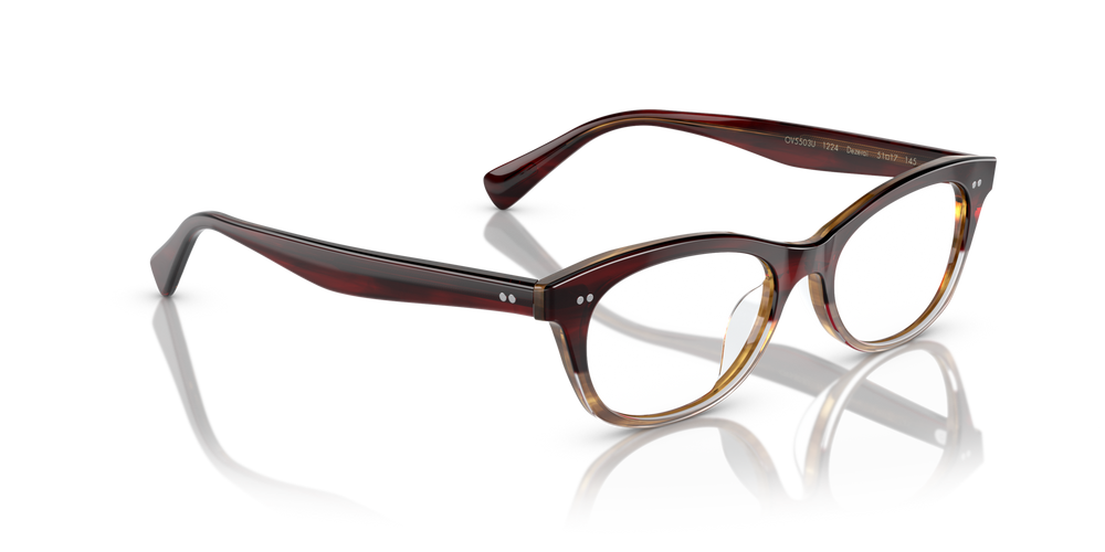 Oliver Peoples Dezerai con montatura Rosso tartarugato sfumato - immagine 3