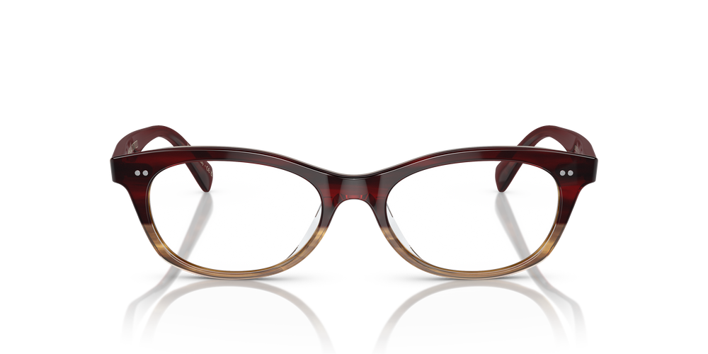Oliver Peoples Dezerai con montatura Rosso tartarugato sfumato - L'immagine 2