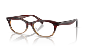 Oliver Peoples Dezerai con montatura Rosso tartarugato sfumato - L'immagine 1