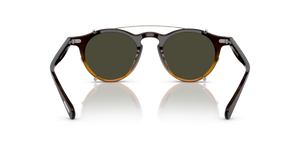 Oliver Peoples OP-13 Clip with Gold frame and Green lenses - image 7