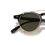 Oliver Peoples OP-13 Clip with Gold frame and Green lenses - Variant