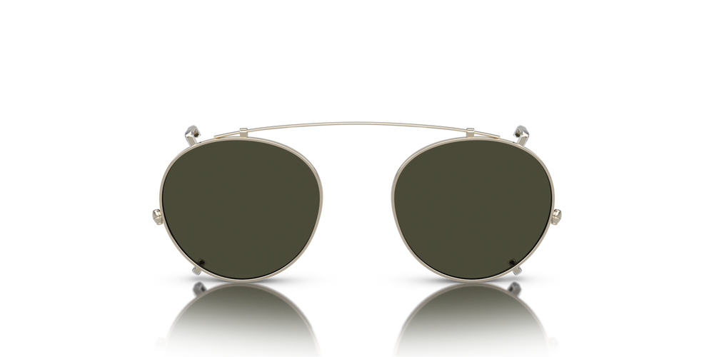 Oliver Peoples OP-13 Clip with Gold frame and Green lenses - image 2