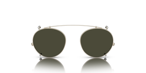 Oliver Peoples OP-13 Clip with Gold frame and Green lenses - image 2