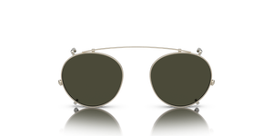 Oliver Peoples OP-13 Clip with Gold frame and Green lenses - Image 2