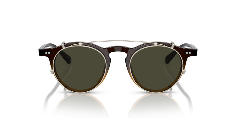 Oliver Peoples OP-13 Clip with Gold frame and Green lenses - Image 4