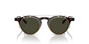 Oliver Peoples OP-13 Clip con montatura Oro e lenti  Verde - immagine 4