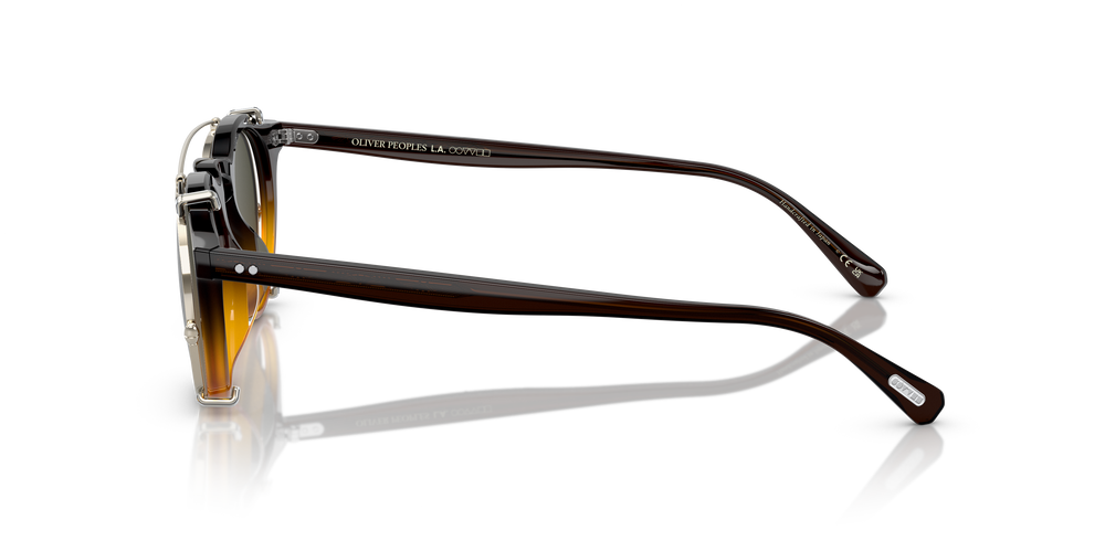 Oliver Peoples OP-13 Clip with Gold frame and Green lenses - Image 6