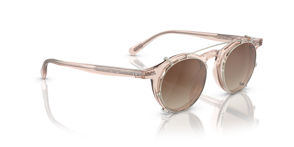 Sie Oliver Peoples OP-13 Clip mit Gold Gestell und Braun Gläsern - bild 5