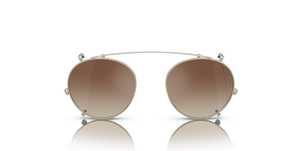 Oliver Peoples OP-13 Clip con montura Oro y lentes Marrón - El 8