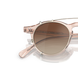 Sie Oliver Peoples OP-13 Clip mit Gold Gestell und Braun Gläsern - Variant