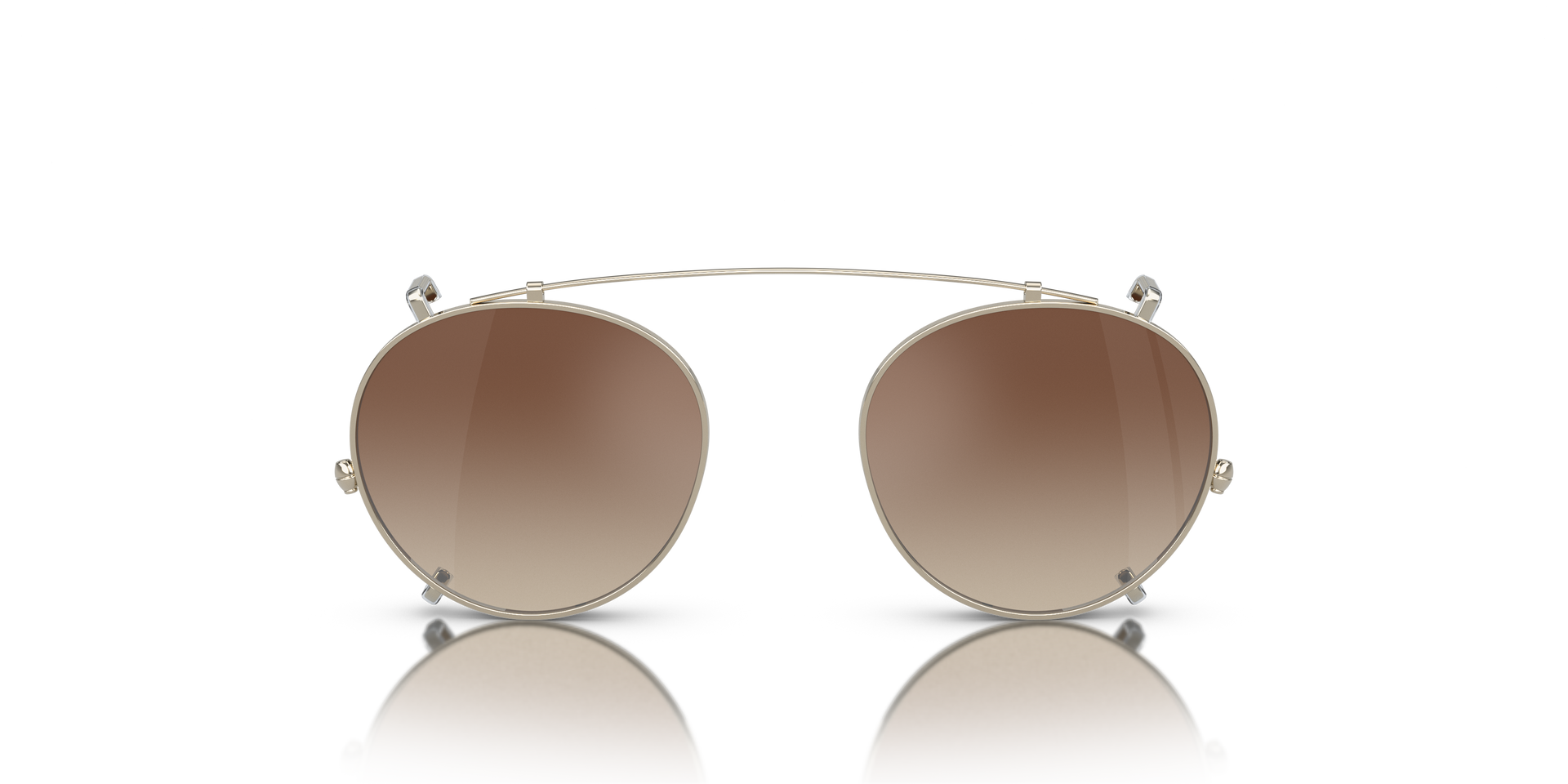 OLIVER PEOPLES OP-78R レディースサングラス Oliver Peoples OP-13 Clip with Gold frame and Dark Brown Gradient