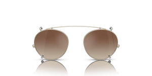 Sie Oliver Peoples OP-13 Clip mit Gold Gestell und Braun Gläsern - bild 1