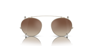 Sie Oliver Peoples OP-13 Clip mit Gold Gestell und Braun Gläsern - bild 2