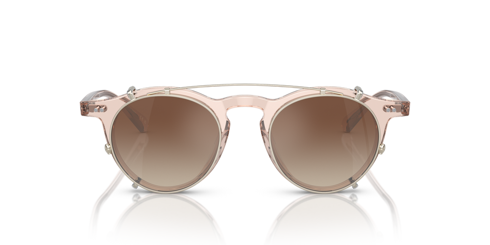 Oliver Peoples OP-13 Clip、ゴールドフレーム、ブラウンレンズ - 画像 3