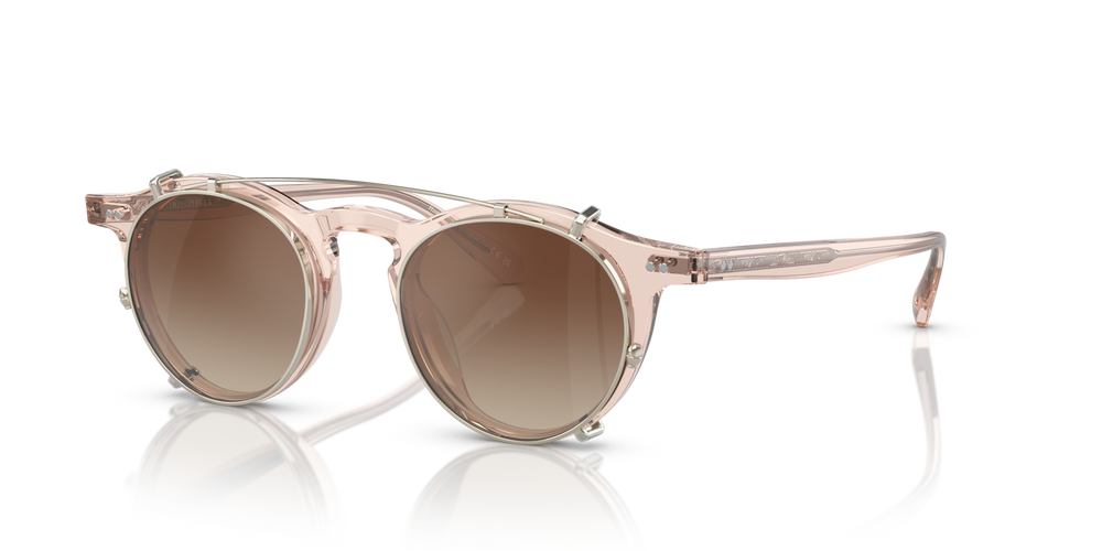Sie Oliver Peoples OP-13 Clip mit Gold Gestell und Braun Gläsern - bild 3