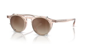 Sie Oliver Peoples OP-13 Clip mit Gold Gestell und Braun Gläsern - bild 3