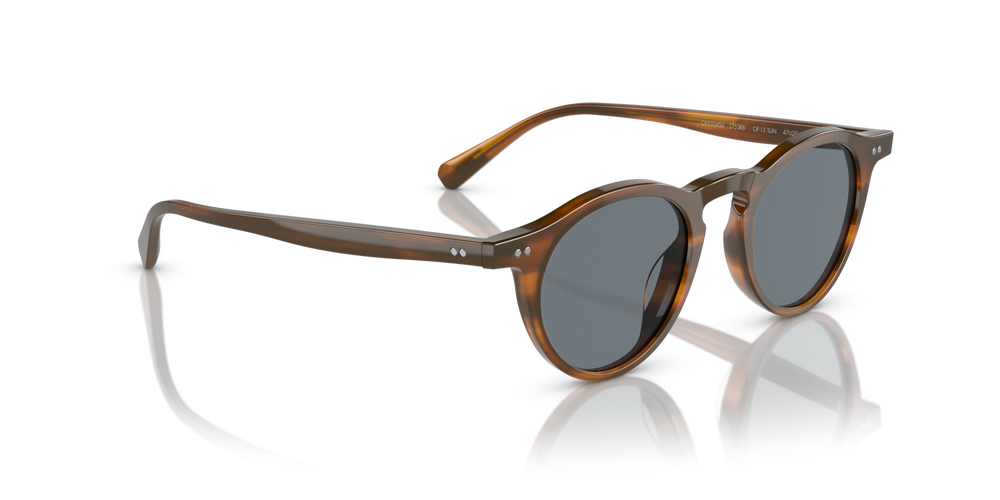 Sie Oliver Peoples OP-13 Sun mit Sycamore Gestell und Blau Gläsern - bild 3