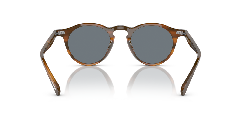 Oliver Peoples OP-13 Sun with Sycamore frame and Blue lenses - Image 5