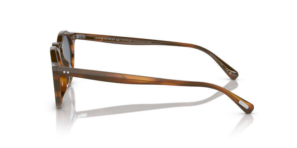 Oliver Peoples OP-13 Sun with Sycamore frame and Blue lenses - Image 4